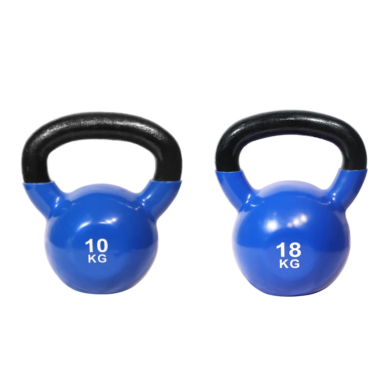 Iron Colored Plastic Impregnated Dumbbell Kettlebell Fitness Handle Kettlebell