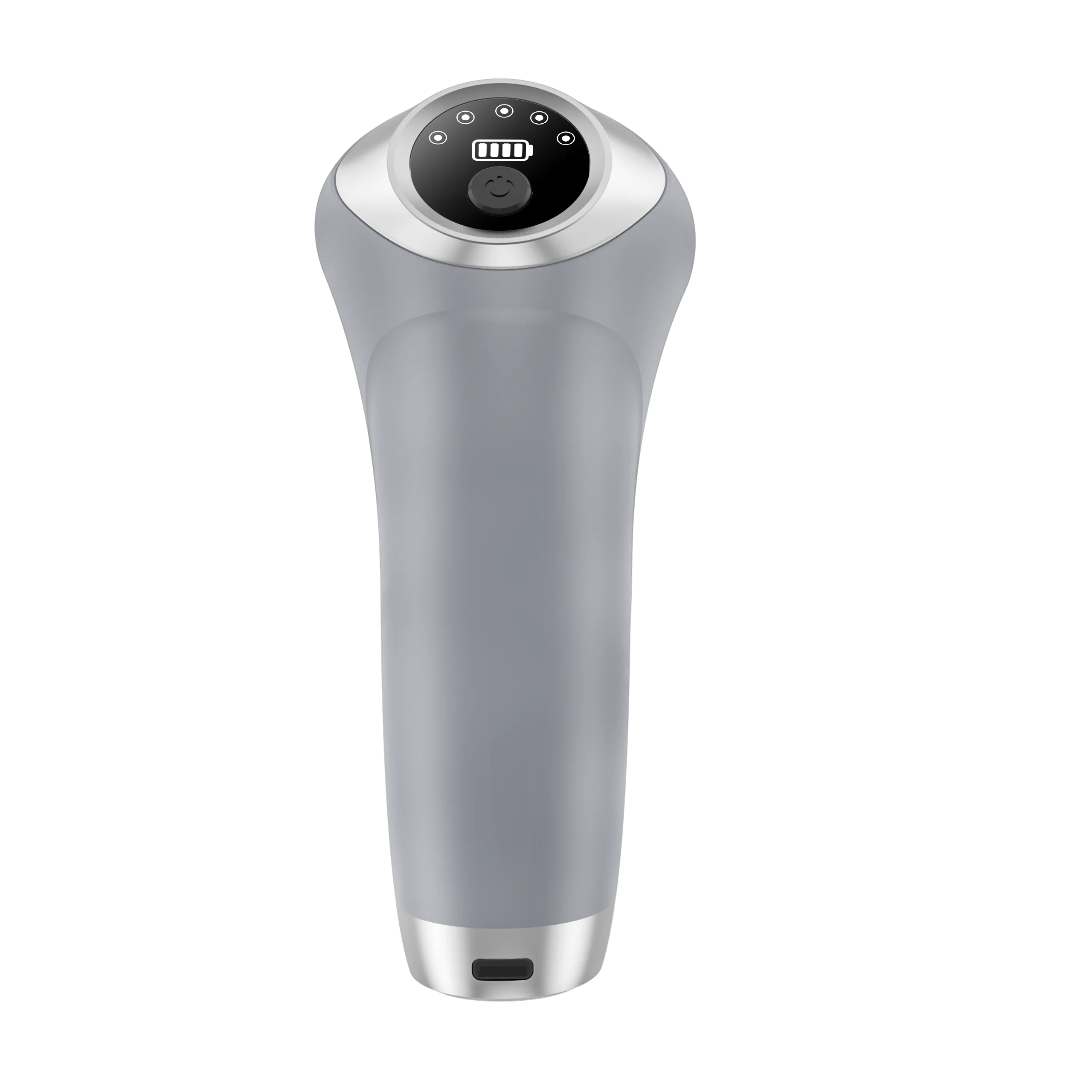 New 2021 Strong Hand Gun Mini Quickly Rechargeable Body Vibration Massage Gun With 4 Head