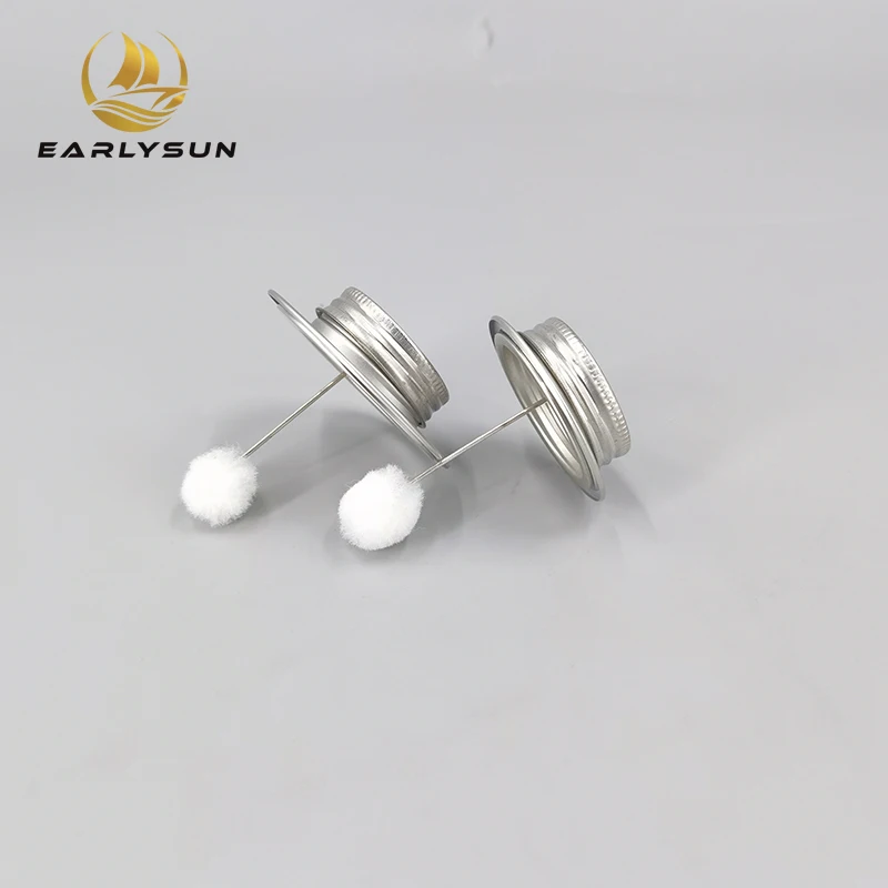 Brush Metal Tin Can With Screw Top