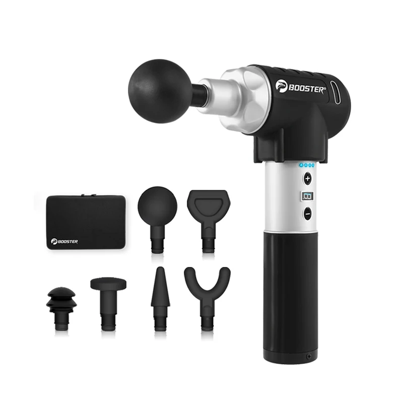 high quality booster 24V wireless body deep tissue percussion power massager pro massage gun