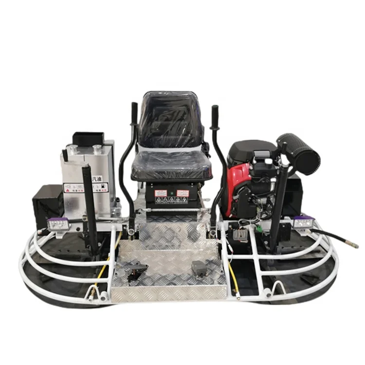 24 Inches Concrete Power Trowel Machine Ride On Gasoline Power Float Trowel For Floor Smoothing