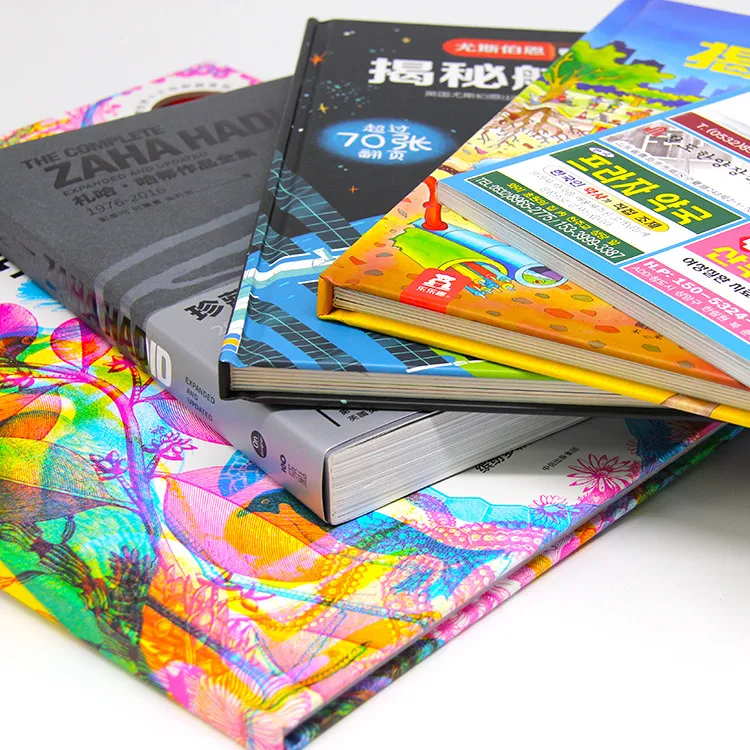 High Quality Adult Story Full Color English Slipcase Cardboard Child Comic Education Board Book Printing Magazine