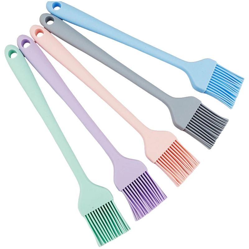 Basting Baking Brush Silicone Pastry BBQ Sauce Marinade Oil Brush Heat Resistant Kitchen Cooking Baste