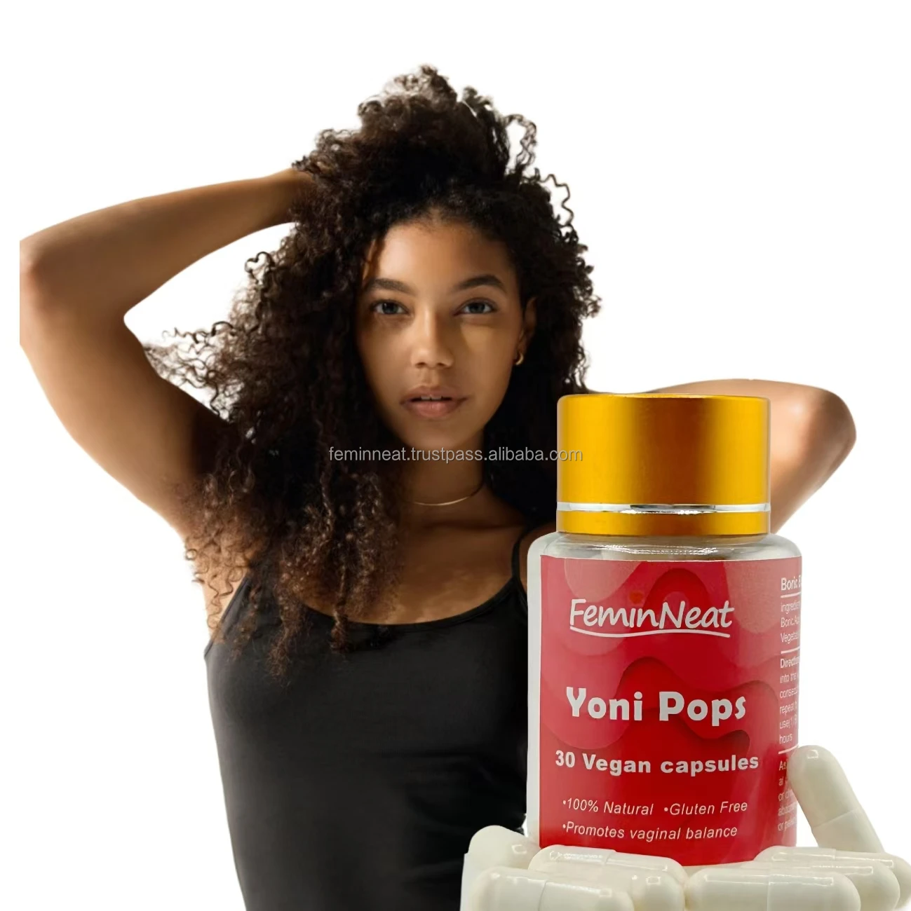 Feminine Vagina Pop Pills For Vaginal Dripping ODM Private Label Female Hygiene Products Yoni Probiotics Powder Capsule Organic