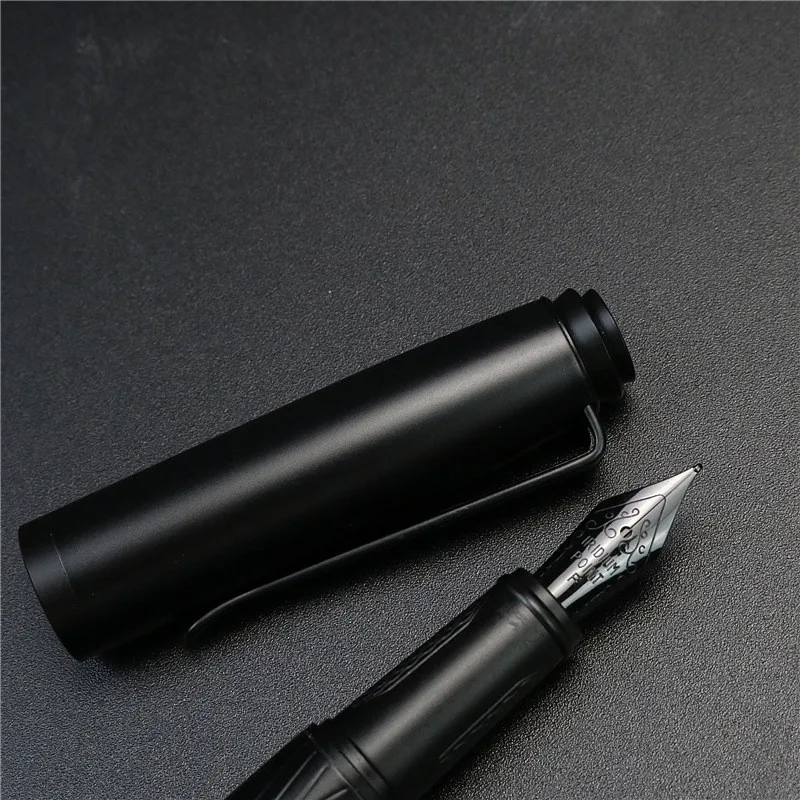 HERO Black warrior pen men and women full metal students practice business signature luxury fountain pen