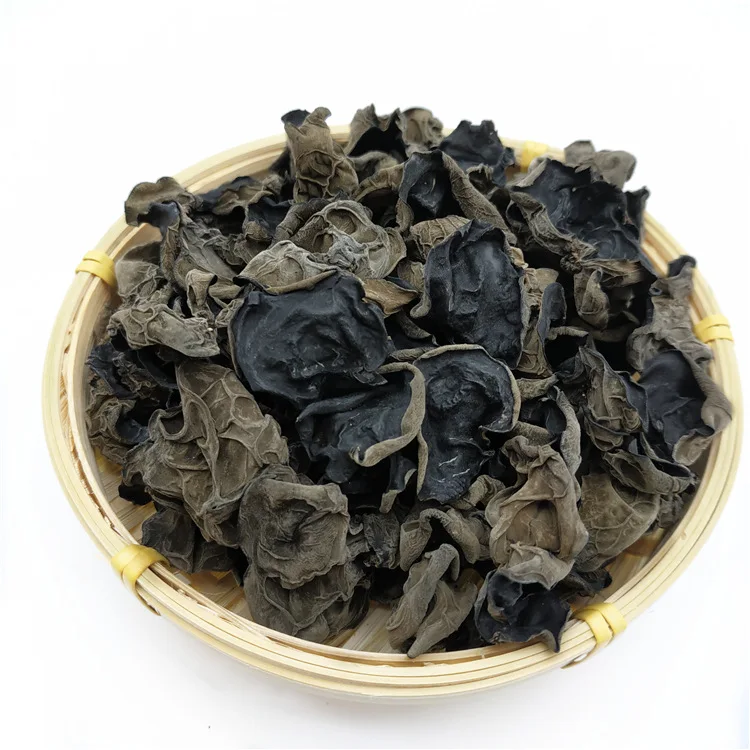 
Dried Whole White Back Black Fungus Agraic Mushroom Black Edible Fungus 