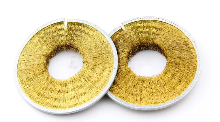 Inverted Coil Strip Surface Mount Seal Technical Brushes for Sealing Circular Wire Brush