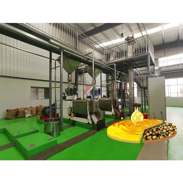 10ton 20 ton Tea seed oil press and refinery production line tea tree oil extraction machine