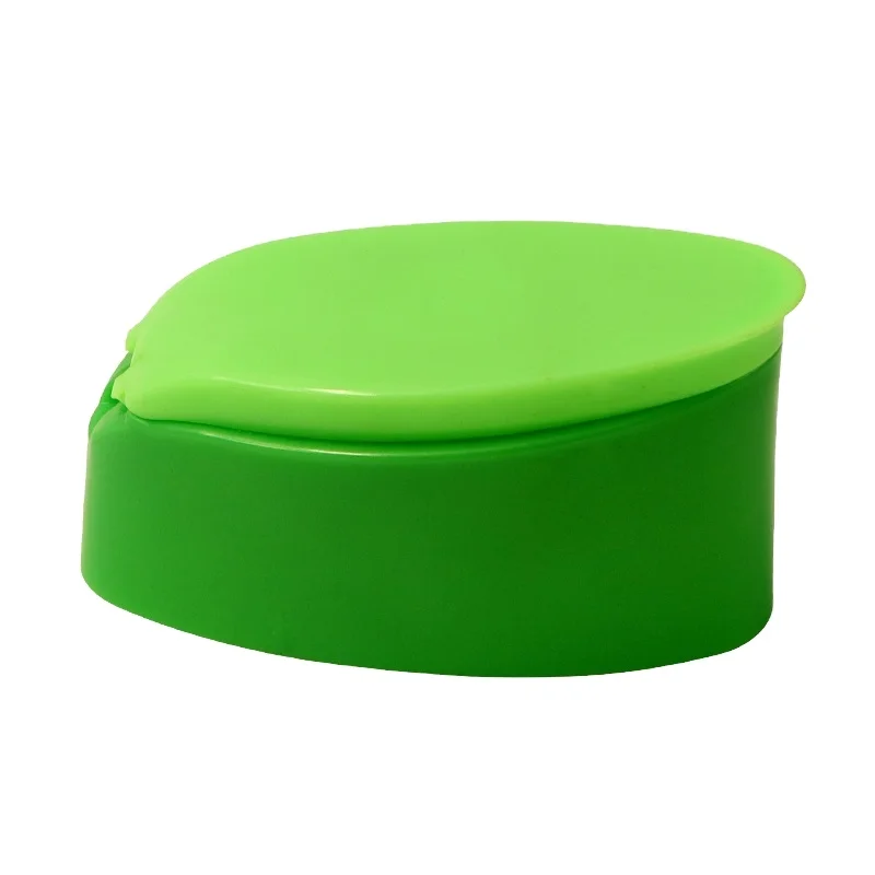 Plastic PP Bottle Cover With Double Wall For Shampoo Flip Top Cap Flip Open Lid