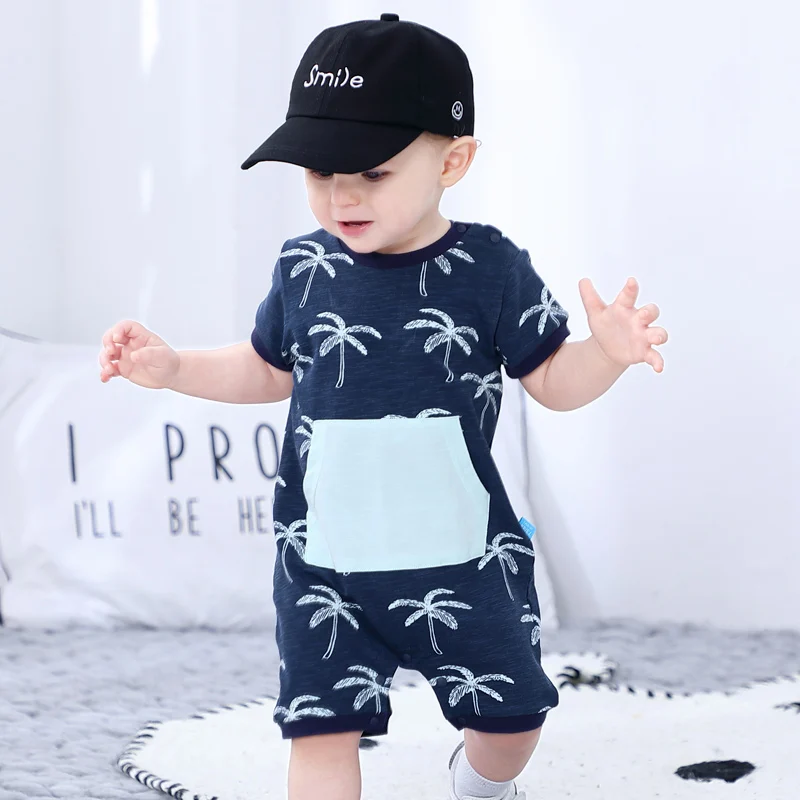  AustinBella/эксклюзивная модная детская одежда летняя для маленьких мальчиков комплекты с коротким рукавом комбинезон дизайнерский хлопковый на