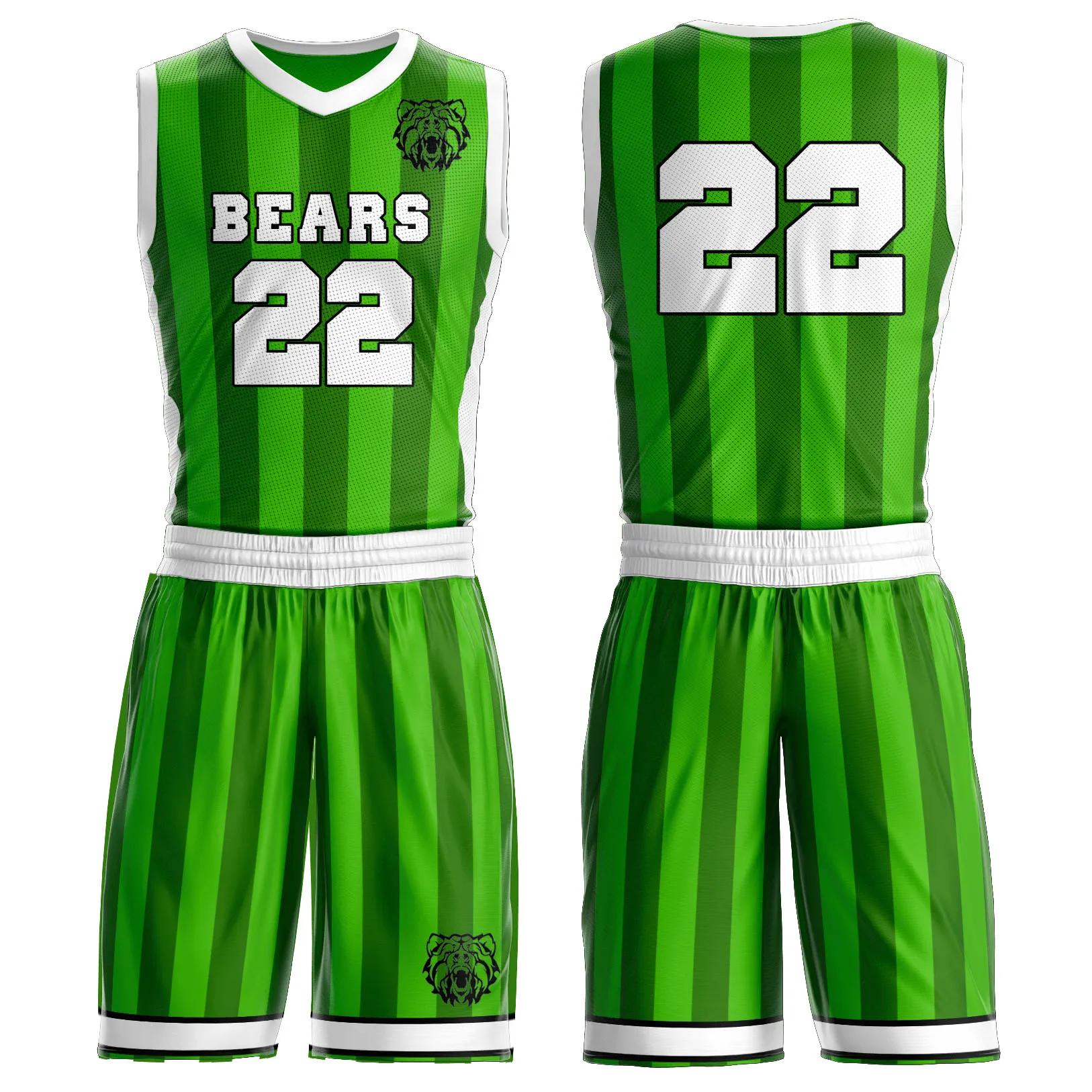 The fully custom home and away basketball jersey youth basketball uniforms