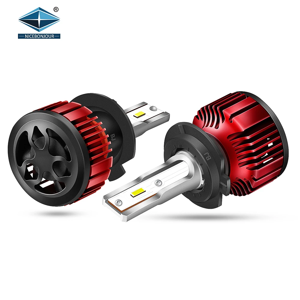 Super Bright Mini 10000Lm 55W 1860 Led 12V 24V 9005 9006 Led Head Light Auto High Low H11 H7 H4 Car Led Headlight H4