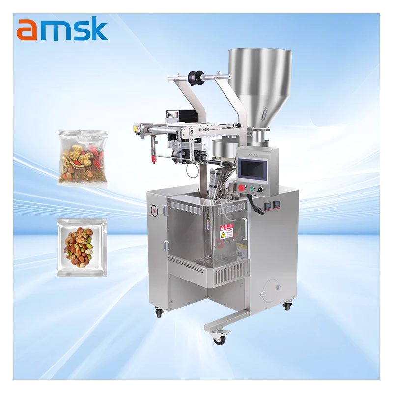 Automatic Multi-Function 3 Side-Sealing Back Seal Granule Sachet Packing Machine Pellet Bean Grain Almond Powder Tea Pouch