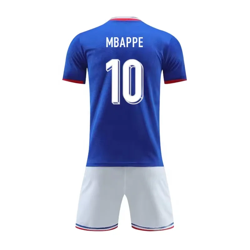 Euro 2024/2025 National Soccer Jersey Men Adults Kids Football Shirts Messi 10# Mbappe 7# Ronaldo Patches OEM Service Track Suit