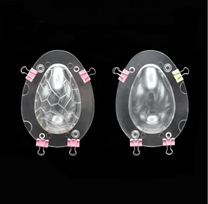 Easter egg 3D polycarbonate candy chocolate mold plastic DIY dinosaur egg fondant candy Jelly chocolate mould