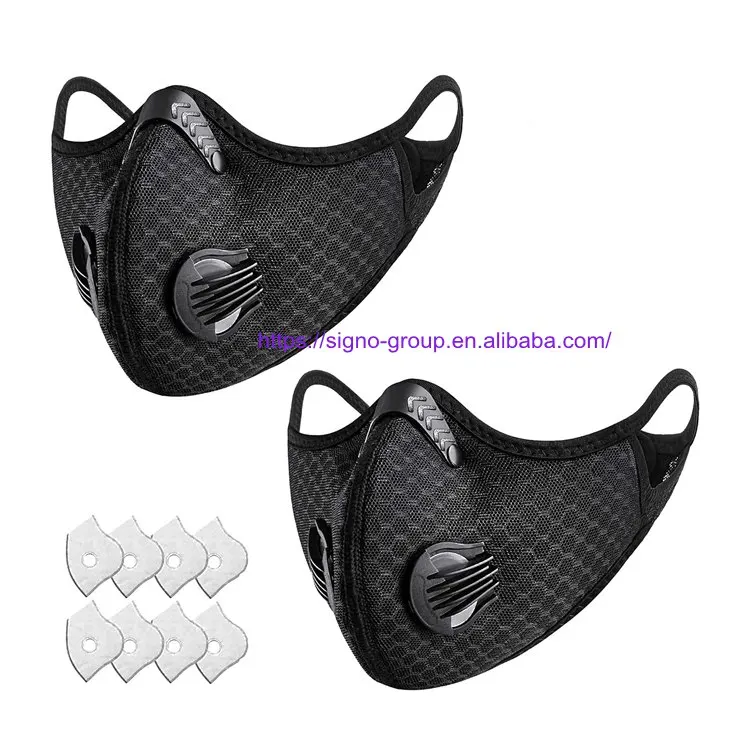 Спорт с Flitter Oem Маска Air Pro Защитная Мода Cubrebocas защитный Нетканый фильтр ткань Бесплатная черная