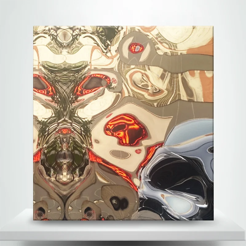 Water Ripple Surface Mirror Stamped Finish Stainless Steel Sheet Panels For Ceiling Wall Foshan Factory Supply Reasonable Price