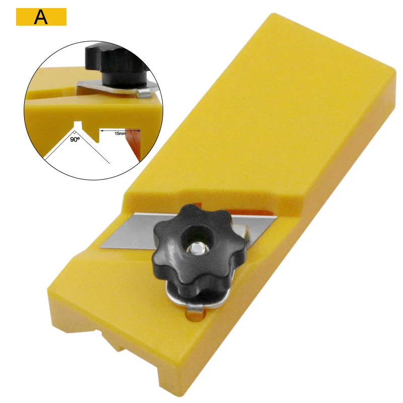 Gypsum Board Hand Plane Plasterboard Hand Planer Tool Flat Square Drywall Side Chamfer 45 Degree Manual Trimmer Woodworking Tool