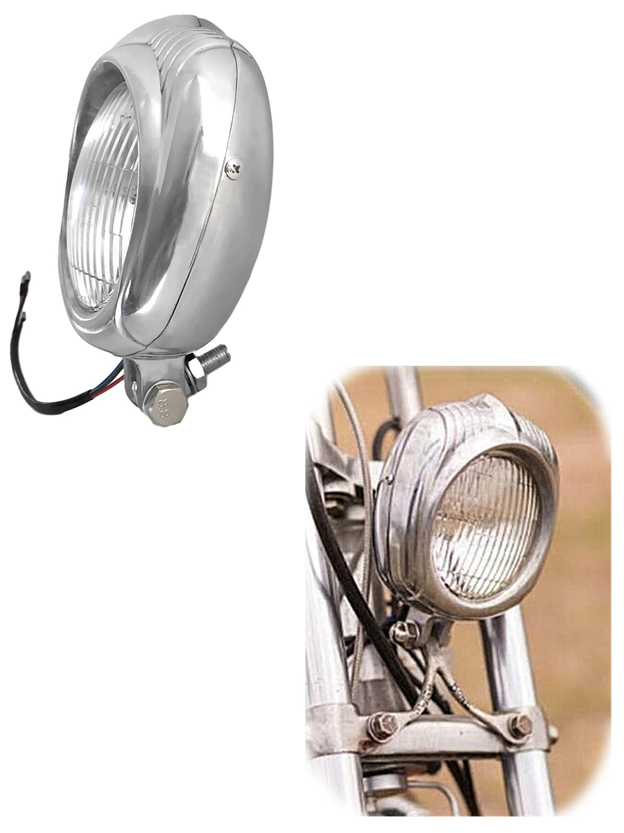 
Retro Vintage Custom 4 1/2' 4.5 inch Motorcycle Headlight for Harley cafe racer 
