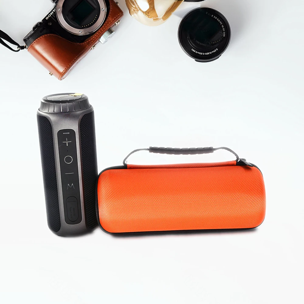 Wholesale Distribution Portable Speaker EVA Box Cheap Price Low Cost Nylon Zipper Speaker Case