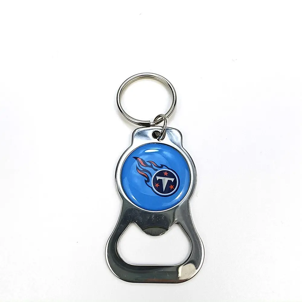 Custom logo 32 Team NFL Epoxy Opener Keychain