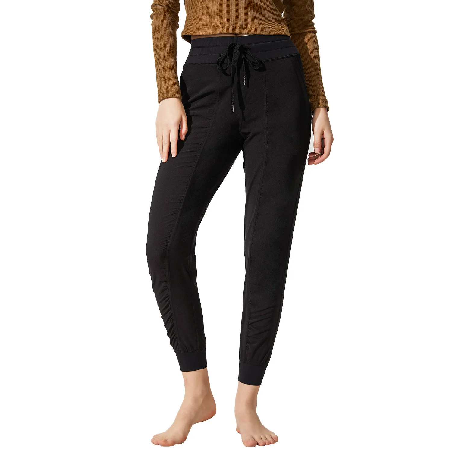 New nine-minute corset pants running sports high elastic breathable lulu sports casual pants GYM lulu yoga pants