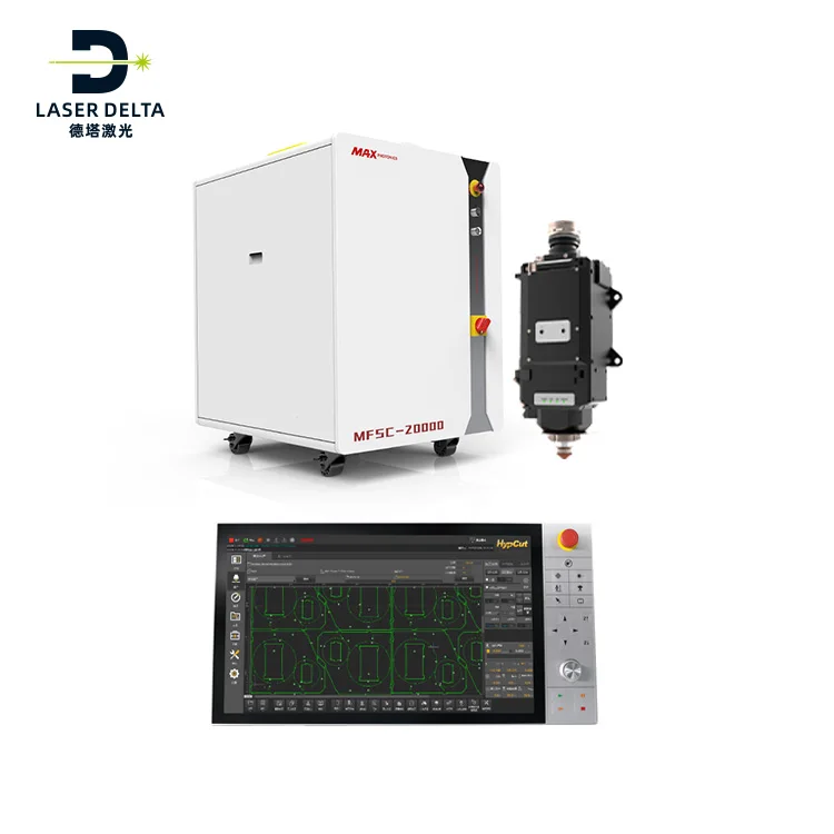 High Power FSCUT 8000A HypCut Software 20KW Max laser source BLT662H Intelligent laser cutting head laser cutting machine kit