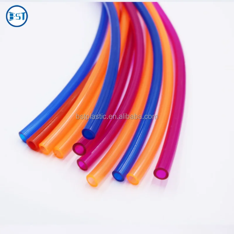 High Quality Custom Colored Silicone Hookah Tube Tailored Rubber Shore 65A PVC PU soft flexible tubes