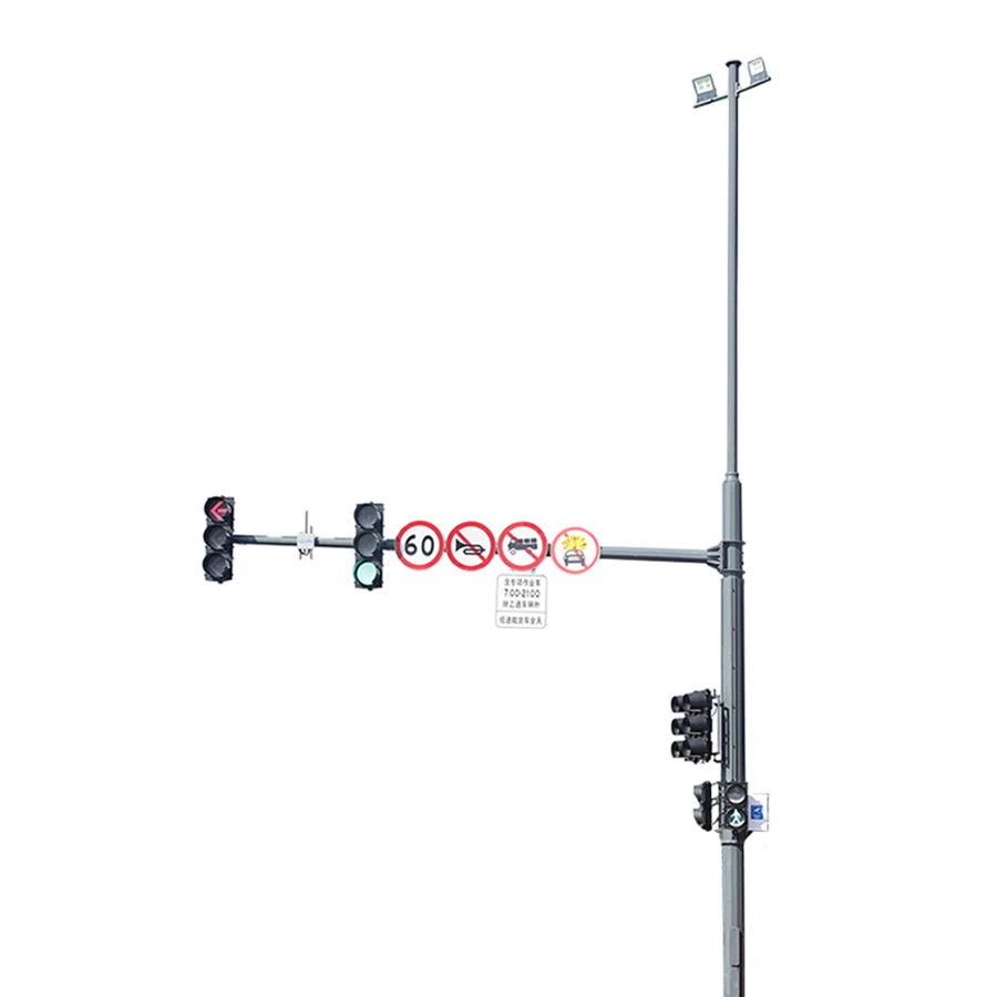 Highway Monitor Pole Traffic and Telescopic CCTV Mast Steel Pole Post