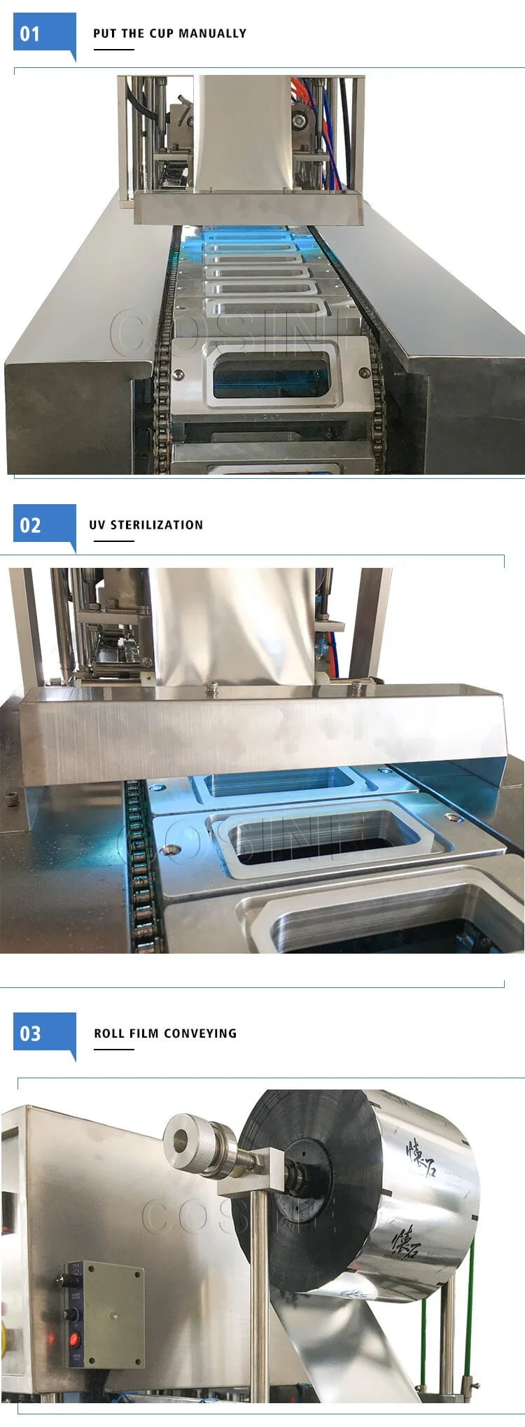 milk/juice/jelly/soy milk pouch spout high-end cup filling and sealing machine