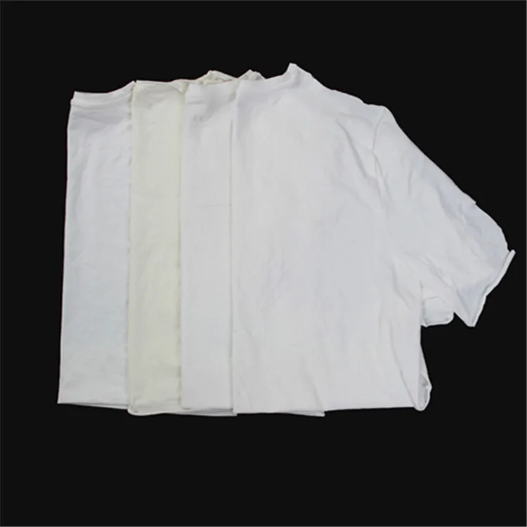 
Free sample Multi purpose High quality Detailing Factory Supplier Disposable industrial white cotton t shirt rags 