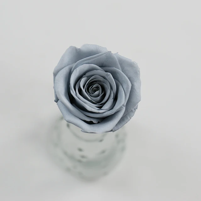 yunnan factory wholesale grade a 5-6 cm dried preserved flower roses  head eternity rose