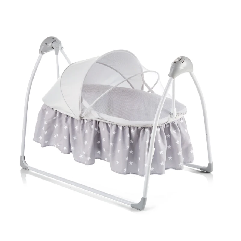 
Patent baby bed swinging crib 