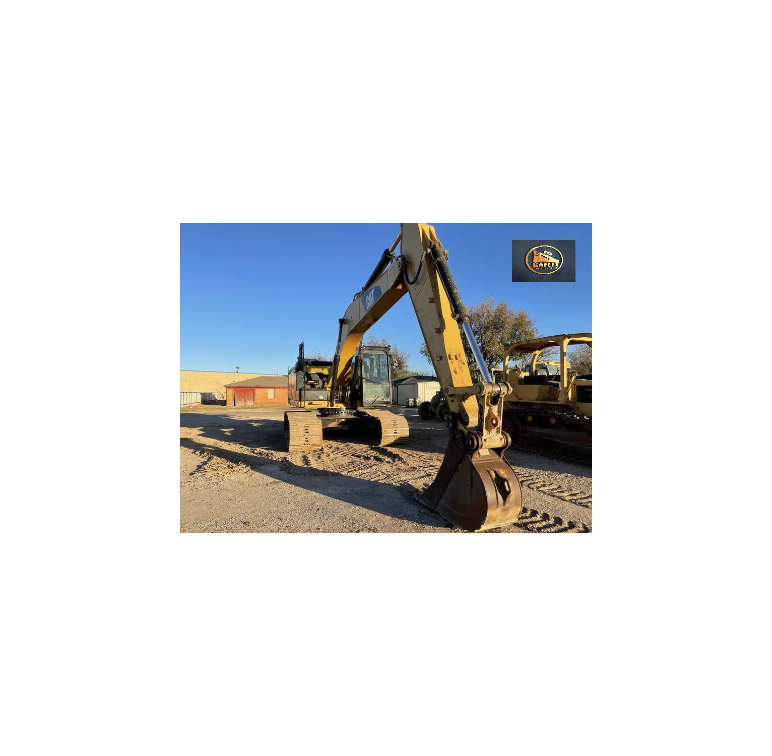 caterpillar track excavator for agricultural, construction, forestry or mining applications