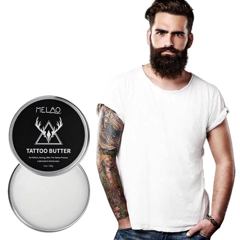 Wholesale Private Label  Organic Vegan Tattoo Aftercare Tattoo Butter  for Tattoo Process cream 150g hot selling