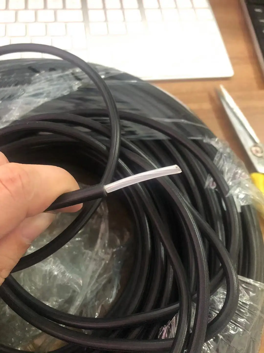 high voltage insulated electric fence/electric fence wire aluminum  cable