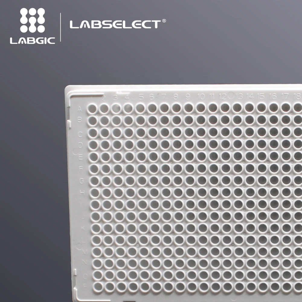 Labgic 40ul 384 well PCR plate Labselect full skirt White tube Compatible with Roche
