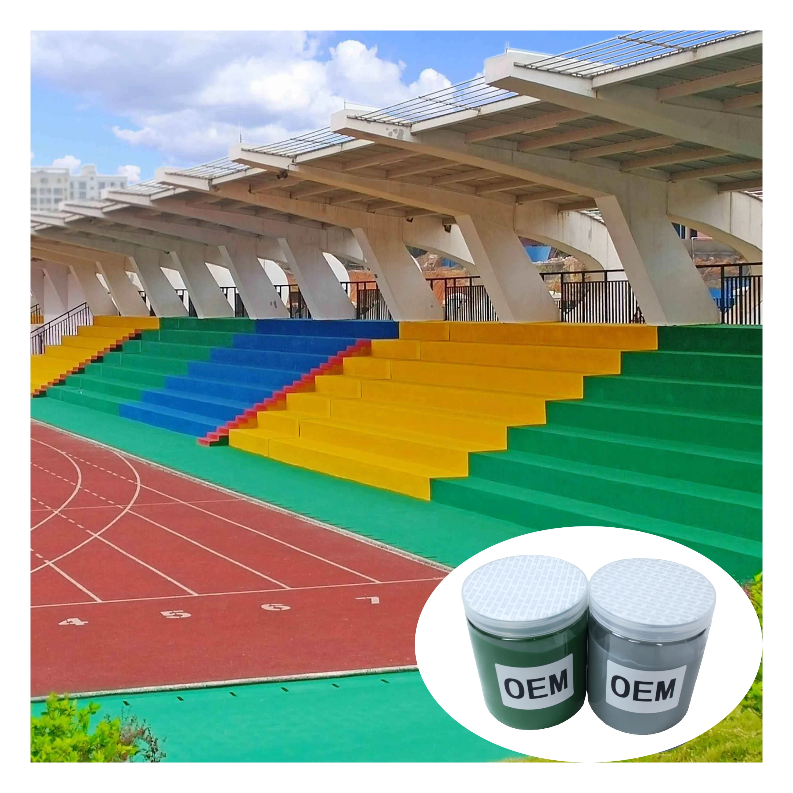 Professional Dustproof Wear Resistant Water Based Paint Anti Corrosion Multipurpose Epoxy Floor Coating