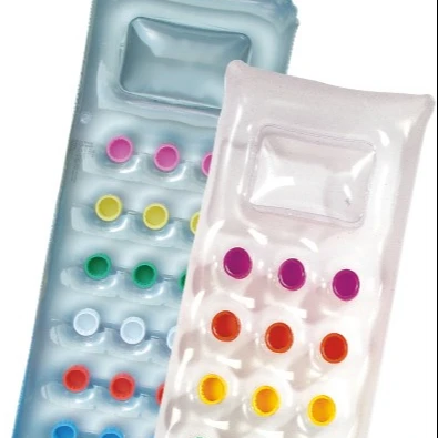 18 Pocket Fashion Lounge Air Bed Mattress Inflatable Air Mattress Inflatable Pool Lounger with Headrest