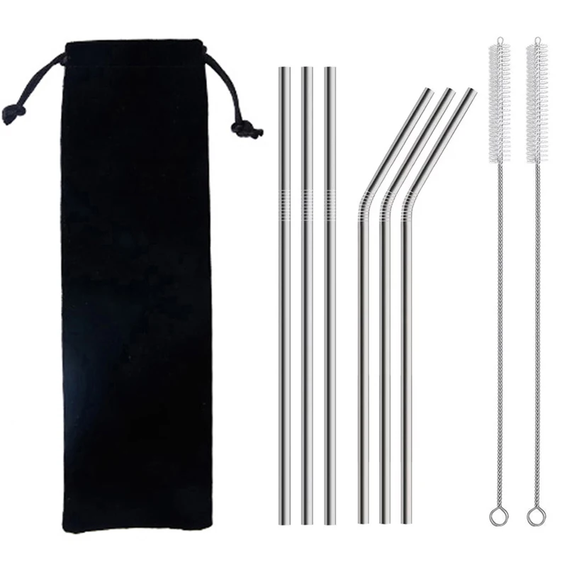 
wholesale 304 Stainless Steel Accessories Metal Straw high quality stainless steel straw 