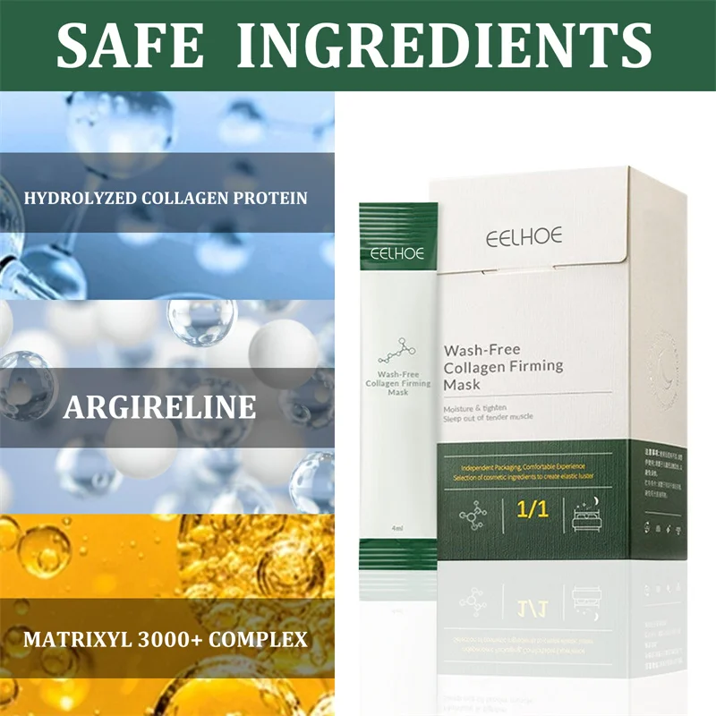 Nature Beauty Skin Care Moisturizing Wash Free Collagen Firming Mask Wholesale Jelly Facial Mask