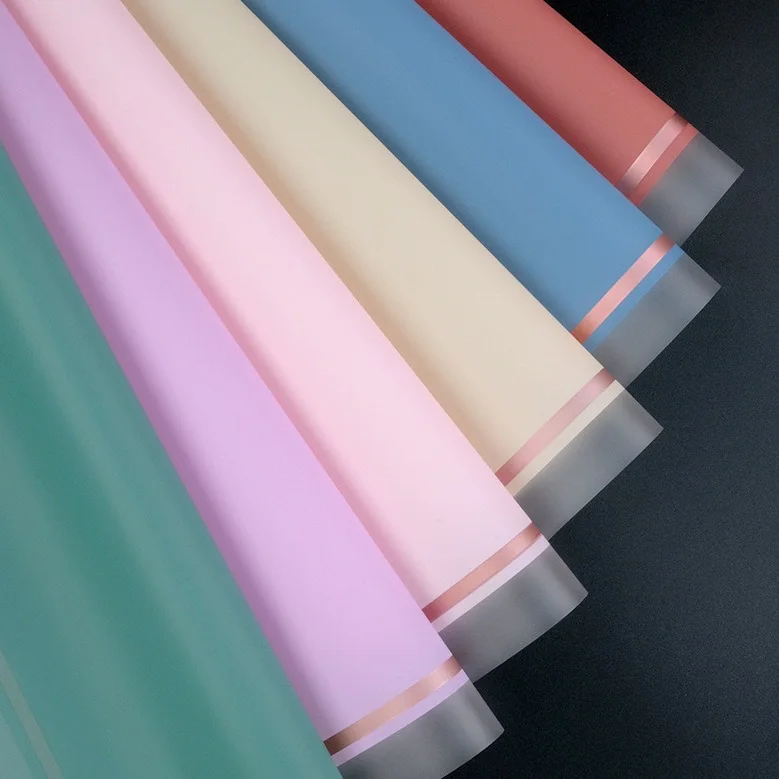 custom waterproof metallic rose bouquets tissue roll paper packing korean style flowers wrapping paper packaging for floral