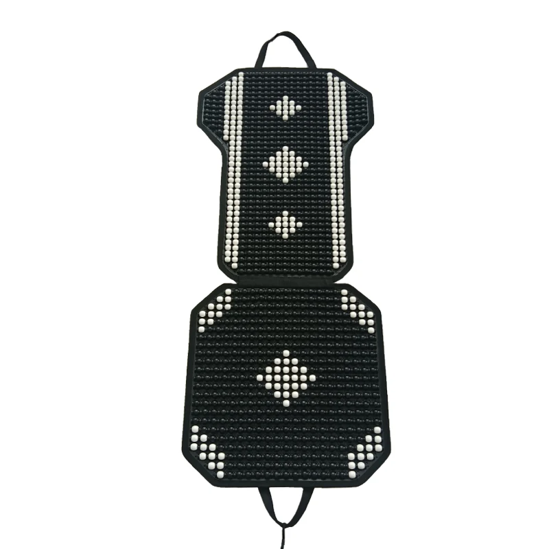 Universal Wooden Bead Car Seat Cover Natural Wood Beads Seat Mat Massage Breathable Seat Cushion