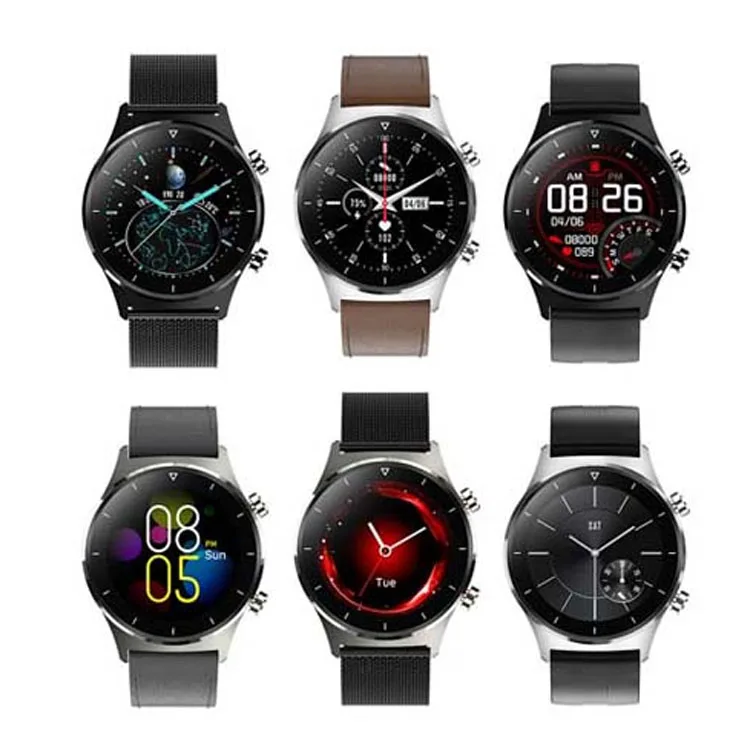 
IOS Android 1.28 inch IPS Screen Smart Watch Bracelet Music Smart Phone Watch Blood Pressure Sport Smartwatch For Mens Womens 
