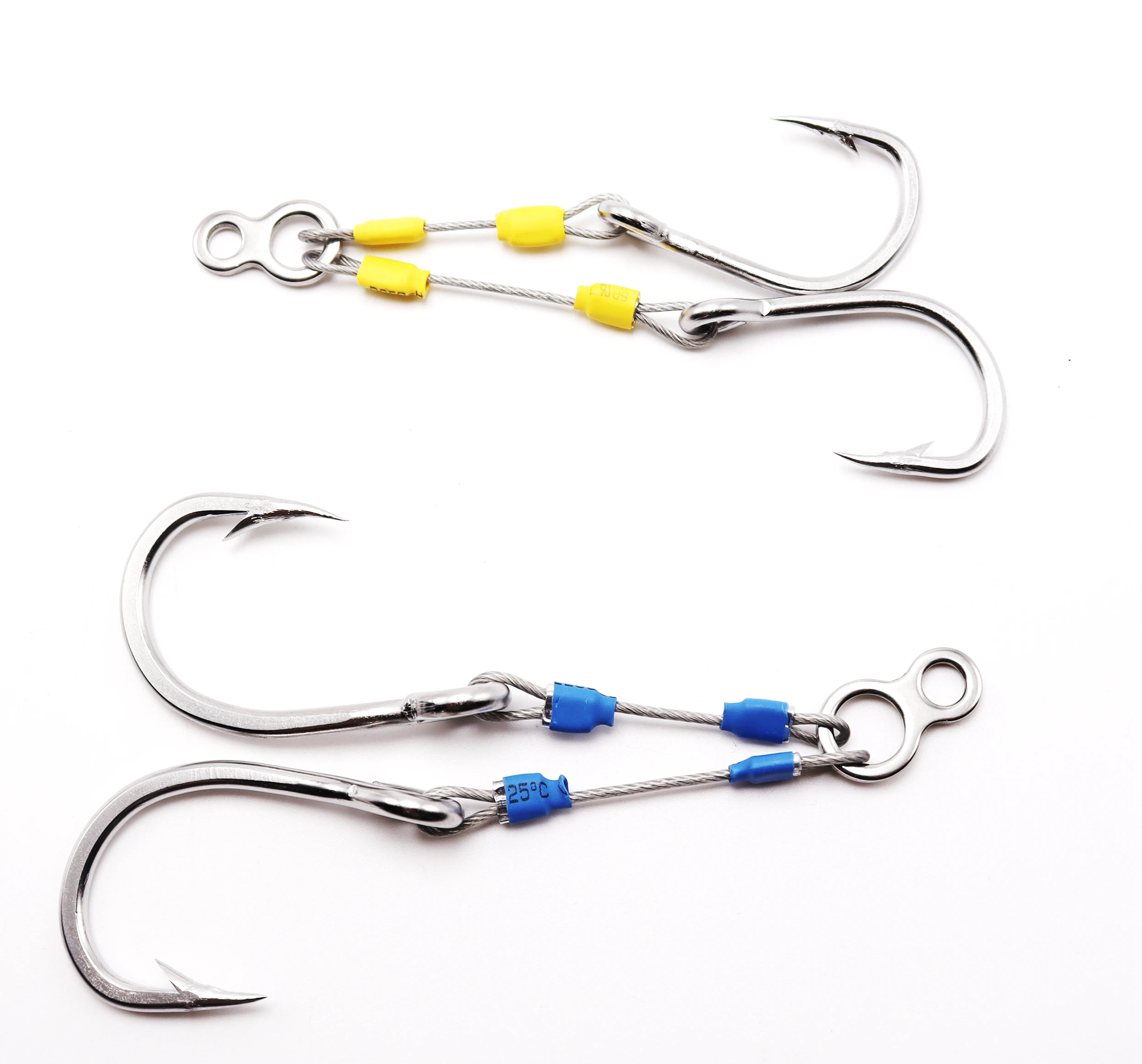 Wholesale High Carbon Steel Stainless Gamakatsu Sea Jigging Double Hooks