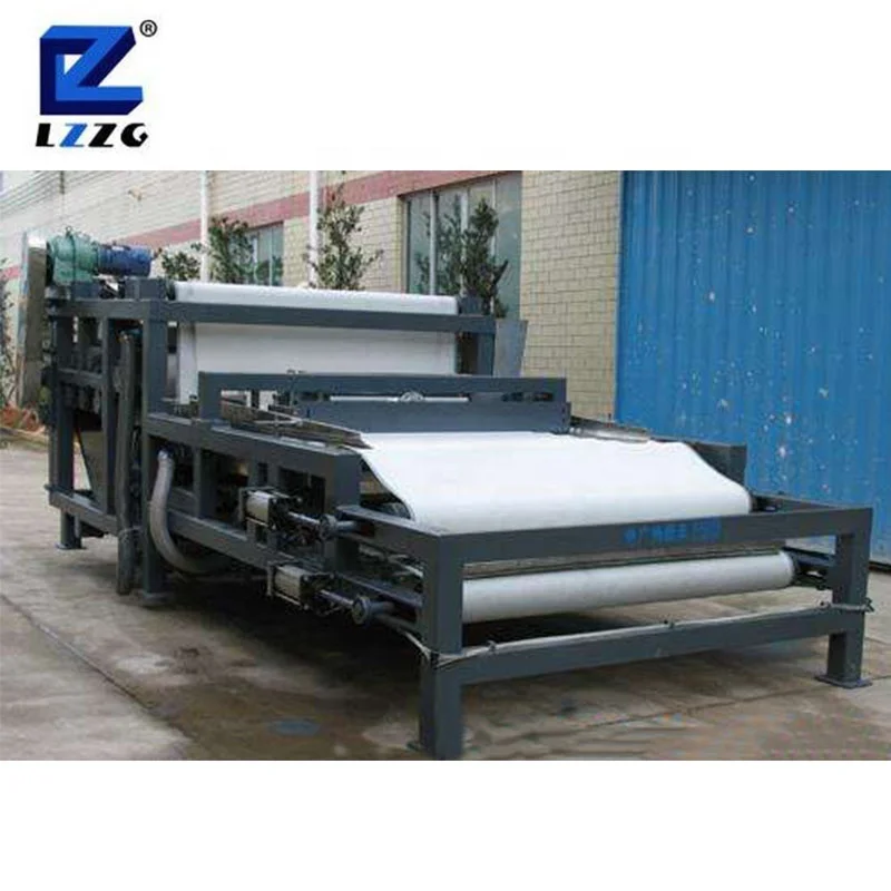 LZZG low electric consumption belt press filtrate for sludge dewatering treatment from factory