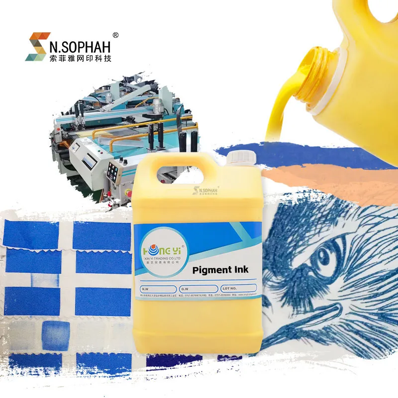 Factory Price Textile Printing Color Pigment Wholesale Screen Printing Pigment Ink