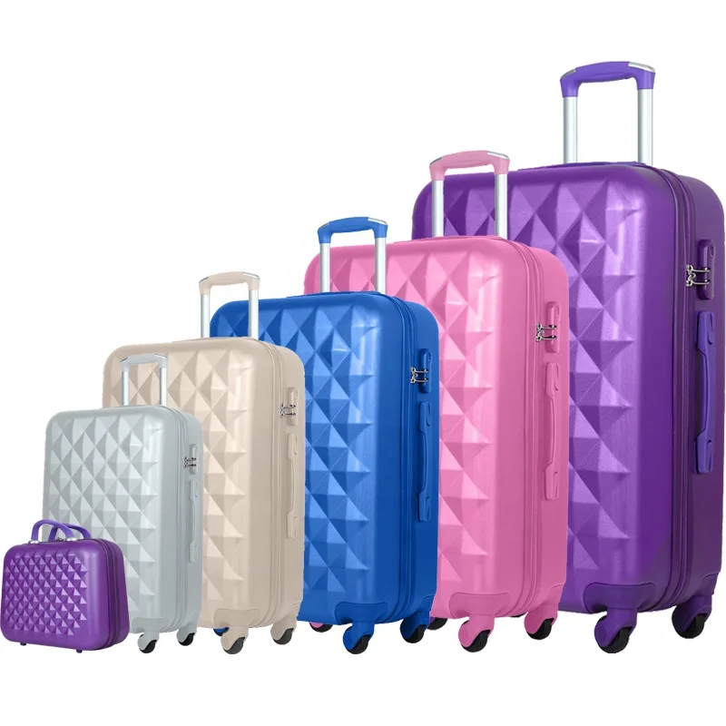 Custom Logo Factory Price  Silver Travel Suitcase Retro 3 Pieces Set Lightweight Travel Luggage