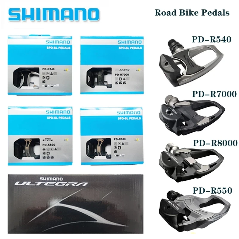 Педали Shimano из углеродного волокна 105 Pd R7000/Pd5800 R550/R540/Ultegra R8000 педали для профессиональных соревнований