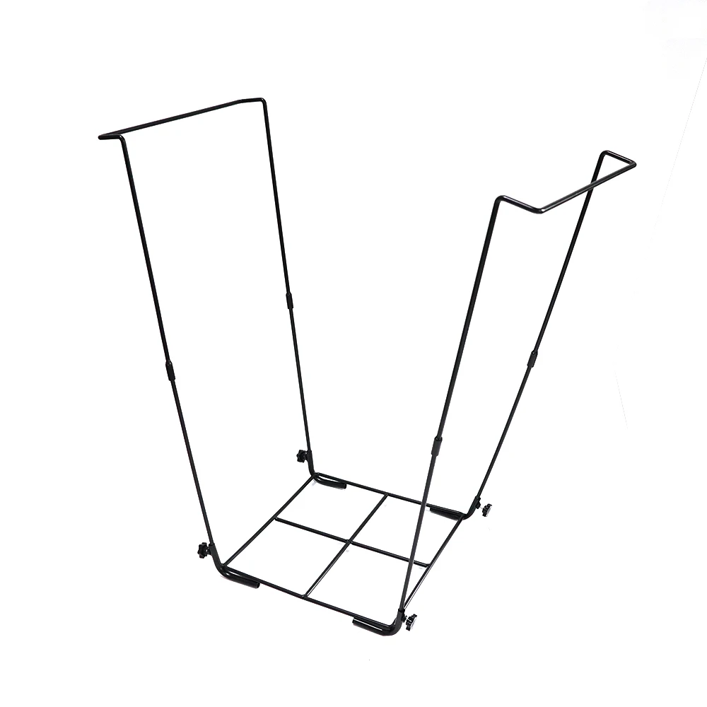 factory direct sale Garden  Easy Stainless Steel Garbage Bag Rack Metal Waste Bin Stand Holder